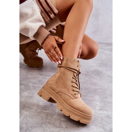PS1 Bottines en daim camel Marley brun 10