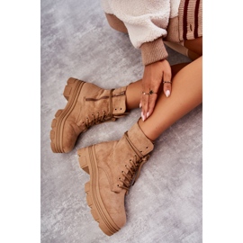 PS1 Bottines en daim camel Marley brun 12