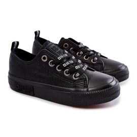 Baskets en cuir pour enfants Big Star KK374057 Noir le noir 1