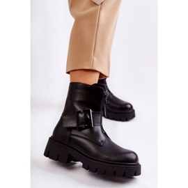 Bottes chaudes noires pour femmes avec fermeture éclair 1