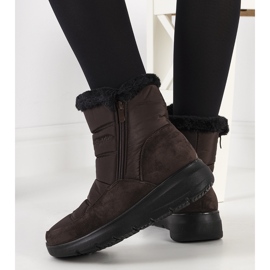 Bottes de neige matelassées marron Azmarin brun 1