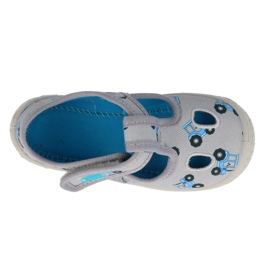 Chaussures enfant Befado 533P016 bleu gris 3