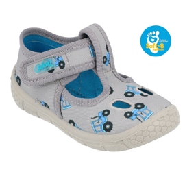 Chaussures enfant Befado 533P016 bleu gris 4