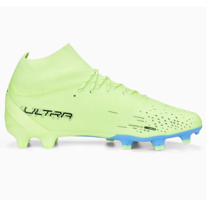 Chaussures de football Puma Ultra Pro FG/AG M 106931 01 citron vert vert 1