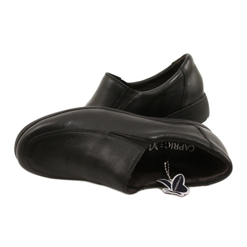 Caprice 24350 chaussures à enfiler pour femmes H noir 6