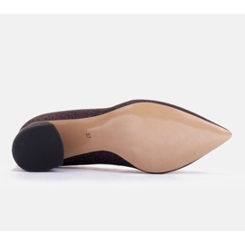 Marco Shoes Escarpins en daim violet 5