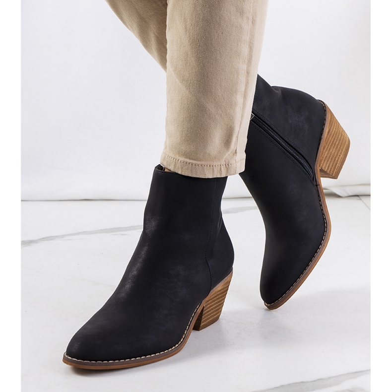 Bottines Carlisle noires 1