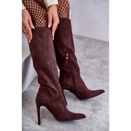 WS1 Bottes marron en daim classiques sur une Ameya marron brun 10