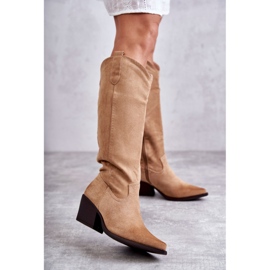 WS1 Santiags Daim Beige Casey 1