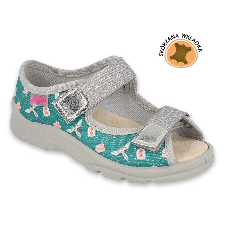 Chaussures enfant Befado 869X166 multicolore vert 4