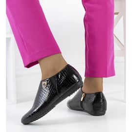 Chaussures Nelec laquées noires le noir 2