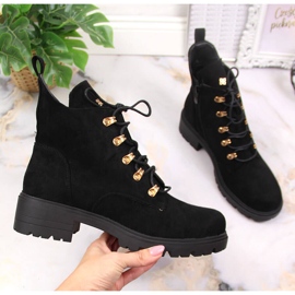 S.Barski Bottes S. Barski en cuir suédé Noir pour femme 1