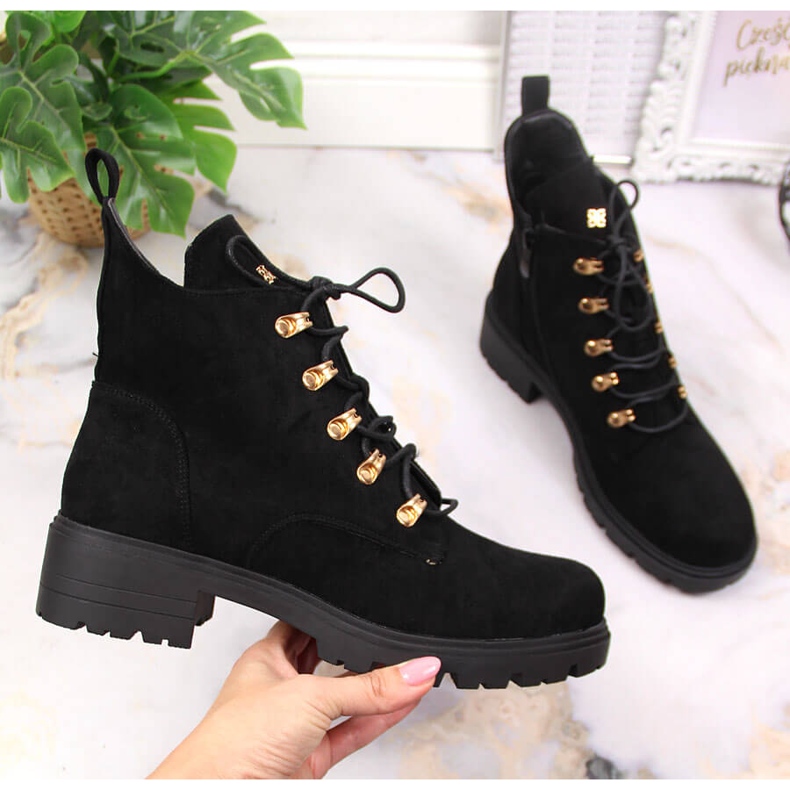 S.Barski Bottes S. Barski en cuir suédé Noir pour femme 1