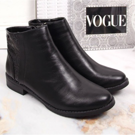M. DASZYŃSKI Bottes isolées noires Daszyński SAN4A noires pour femmes le noir 2
