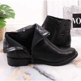 M. DASZYŃSKI Bottes isolées noires Daszyński SAN4A noires pour femmes le noir 3