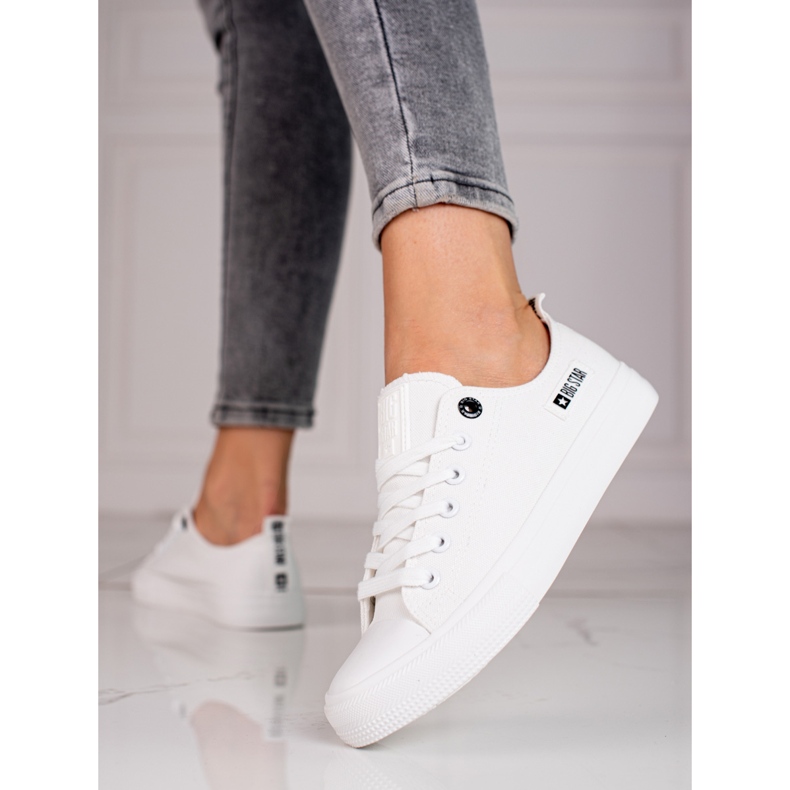 Baskets femme Big Star KK274008 blanc 1
