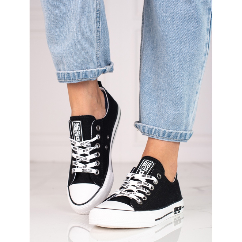 Baskets Big Star femme KK274102 le noir 1