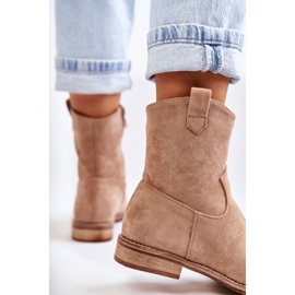 S.Barski Bottes à Talons Plats en Daim pour Femme Beige Fiorenz 2 S.Barski Bottes à Talons Plats en Daim pour Femme Beige Fiorenz 2