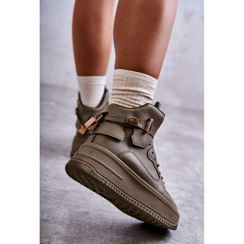 Chaussures de sport hautes et chaudes pour femmes Lexa Green kaki vert 2