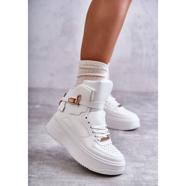 FB2 Chaussures de sport hautes isolées pour femmes Blanc Lexa blanche 1