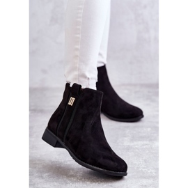 S.Barski Bottes Femme En Daim Avec Ornement Giana Noir le noir 2