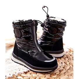 Bottes de neige pour enfants Miss Evento 21DZ23-4324 Noir le noir 2 Bottes de neige pour enfants Miss Evento 21DZ23-4324 Noir le noir 2