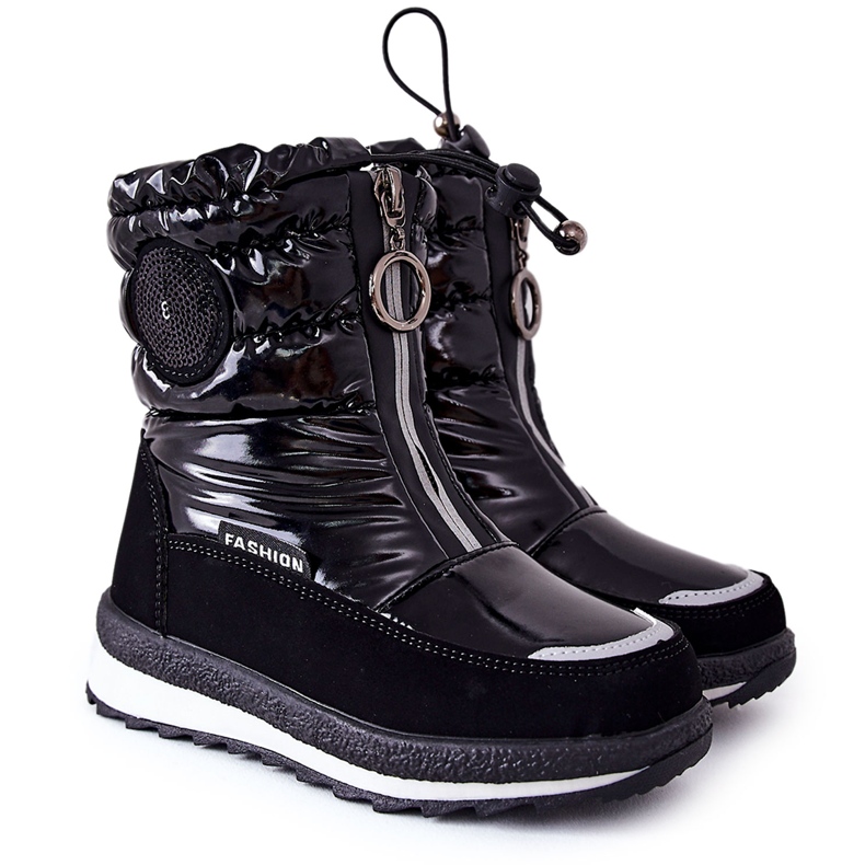 Bottes de neige pour enfants Miss Evento 21DZ23-4324 Noir 3