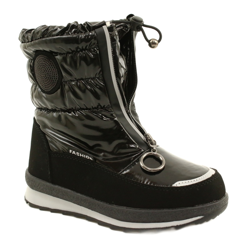 Bottes de neige pour enfants Miss Evento 21DZ23-4324 Noir 9
