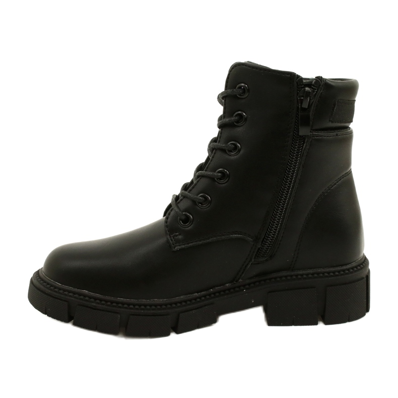 American Club Bottes chaudes American High Workers noir 1