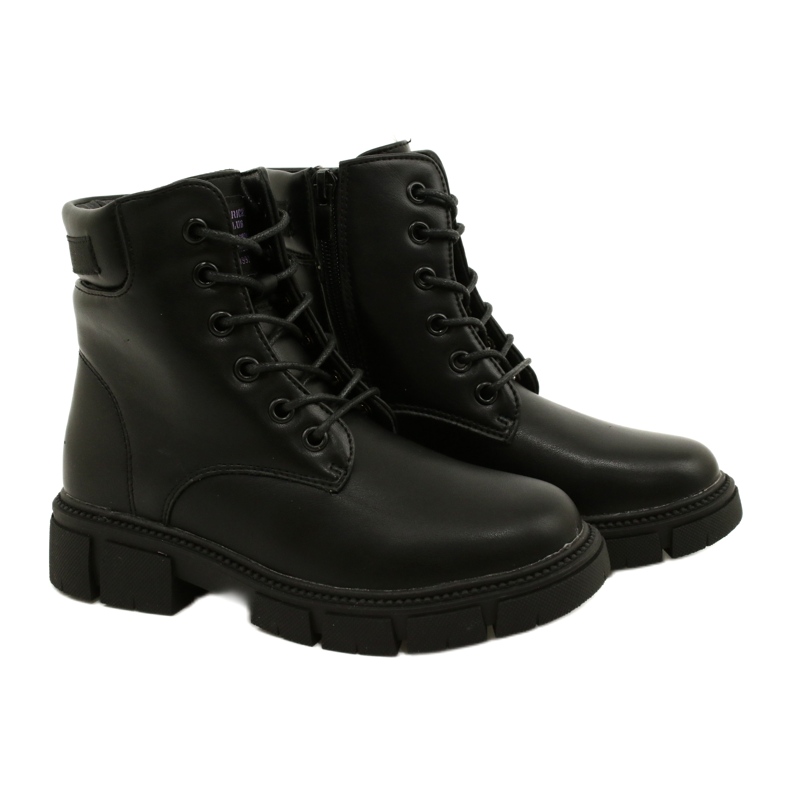 American Club Bottes chaudes American High Workers le noir 4 American Club Bottes chaudes American High Workers le noir 4