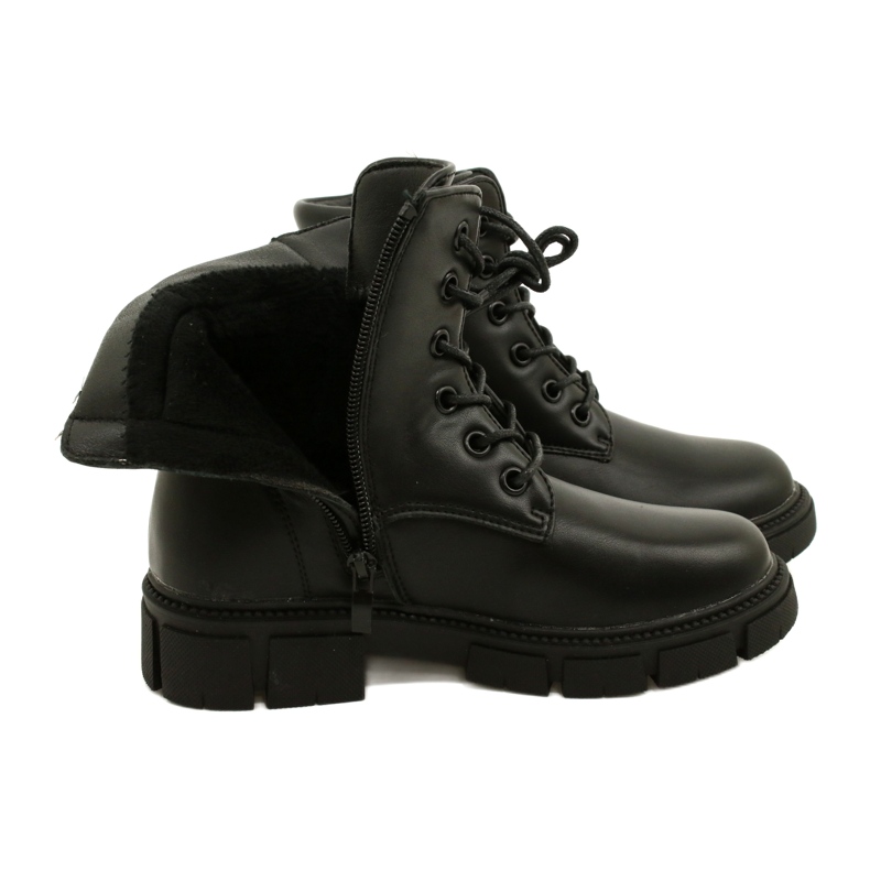 American Club Bottes chaudes American High Workers noir 5