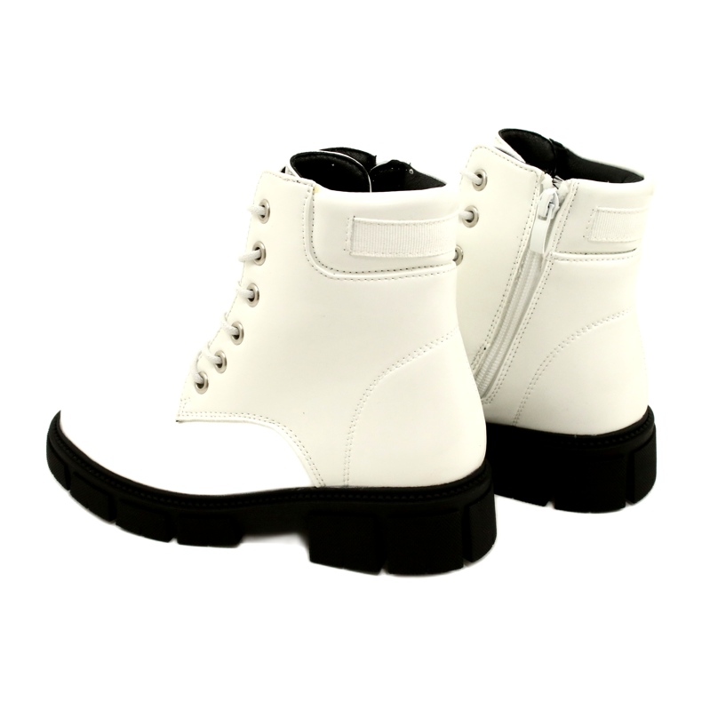 American Club American High Girls 'Workers Isulater Shoes White blanc 3
