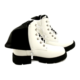 American Club American High Girls 'Workers Isulater Shoes White blanc 5