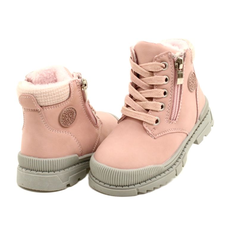 Bottes Fille Avec Fourrure News 22DZ23-5255 rose 3