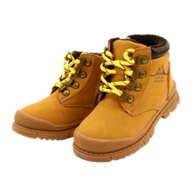 Trappeurs Avec fourrure News 22DZ23-5256 Chameau jaune 2