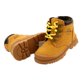 Trappeurs Avec fourrure News 22DZ23-5256 Chameau jaune 4