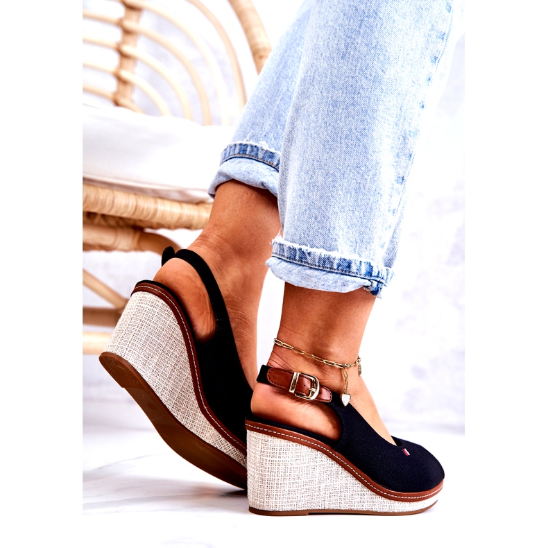 PS1 Sandales Confortables Femme Avec Boucle Noir Thallas 4