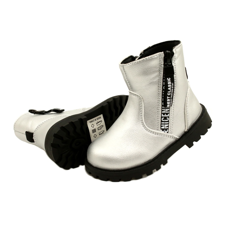 Miss Bottes d'argent pour filles manquent 22dz23-5268 3
