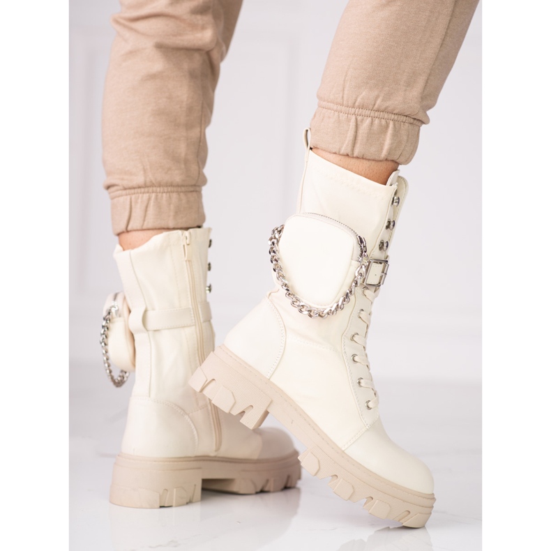 Sacs beiges pour dames avec un sac Shelovet 1