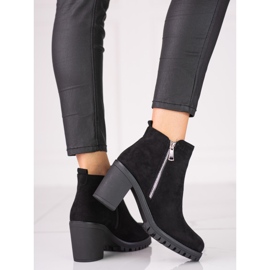 Bottes noires pour femmes sur le poste Shelovet le noir 1