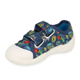 Befado chaussures pour enfants 907P155 bleu marine multicolore 1