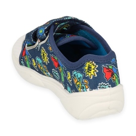 Befado chaussures pour enfants 907P155 bleu marine multicolore 2