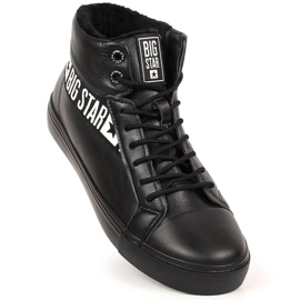 Chaussures de sport homme baskets noires Big Star EE174339 1