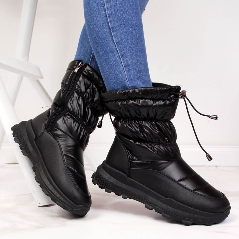 News Bottes de neige noires pour femmes le noir 1 News Bottes de neige noires pour femmes le noir 1