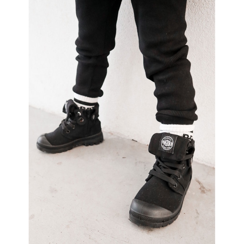 PA1 Baskets Montantes Enfant Noir Tobby le noir 1