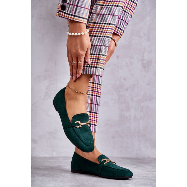 FB2 Mocassins classiques en daim vert Roddie 2