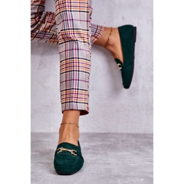FB2 Mocassins classiques en daim vert Roddie 3