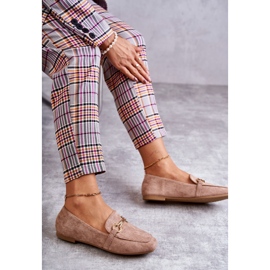 FB2 Mocassins classiques en daim beige foncé Roddie 5
