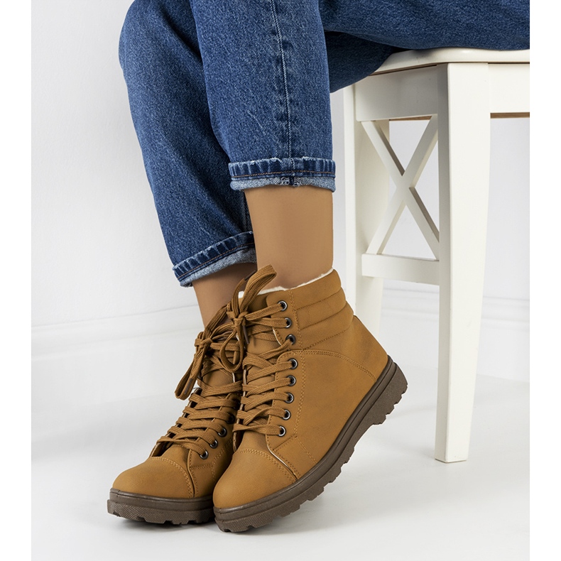 Bottes isolées Wilkins beiges 1