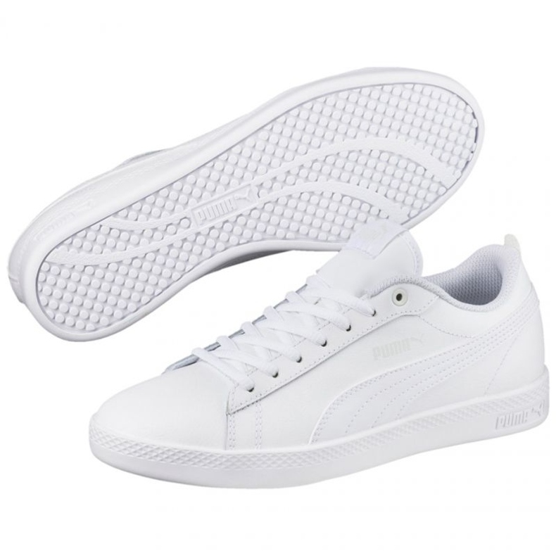 Puma Smash Wns v2 LW 365208 04 blanc 4